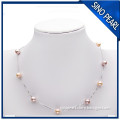 AAA 7-8MM factory price HOT sell round colorful multi color wood beads necklace price